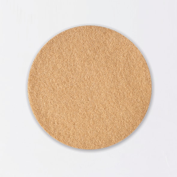 Untersetzer Wolle 20 cm karamell